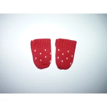 Kép a(z) Piros hópelyhes kötött kesztyű 6-12 hó termékhez