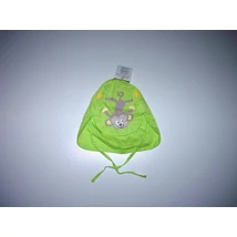 Kép a(z) Neonzöld majmocskás pamut napsapka tarkóvédővel 6-9 hó - új termékhez