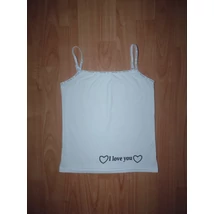Kép a(z) ~134/140-es I Love You pántos top termékhez