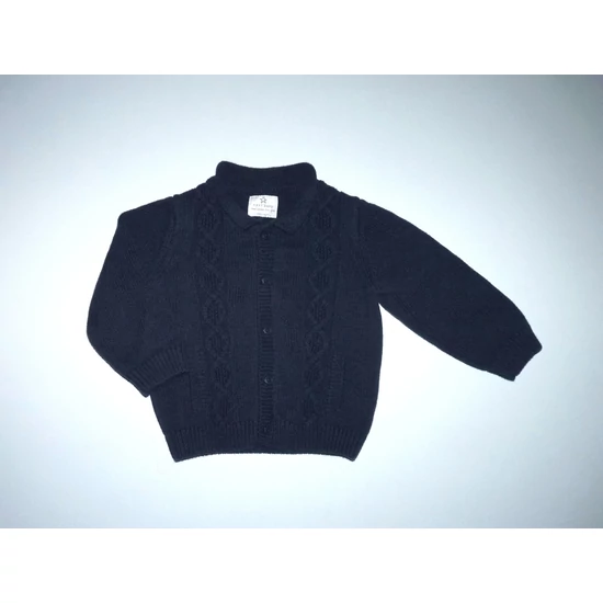 Kép a(z) 80-as Next csavart mintás sötétkék kardigán termékhez