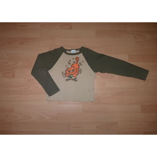 Kép a(z) 140-es pamut felső csillogós cica mintával termékhez