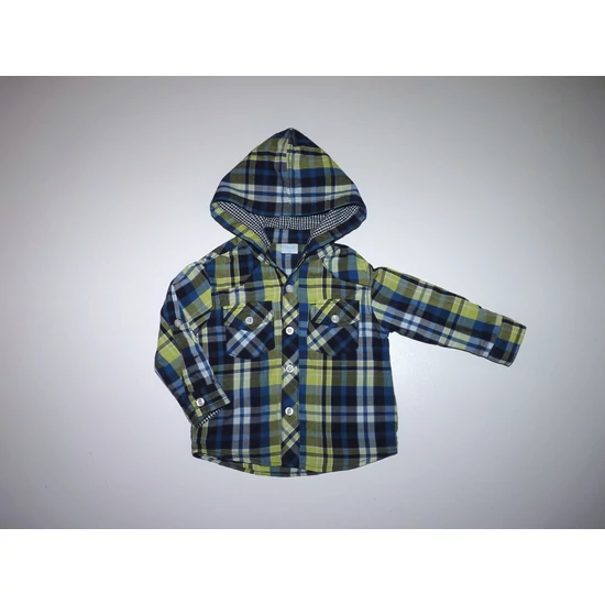 Kép a(z) 74-es vagány kapucnis kockás fiú ing termékhez