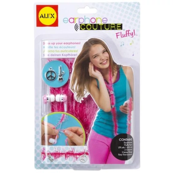 Kép a(z) Alex dekorálható, csajos fülhallgató 8 éves kortól termékhez