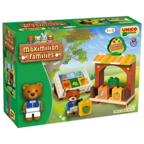 Unico Macibolt (Maximilian Families) építőkészlet 1,5 - 5 éves korig