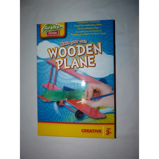 Kép a(z) Kreatív, festhető fa repülő makett termékhez