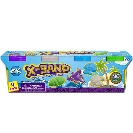 X-Sand 4 db-os homokgyurma készlet