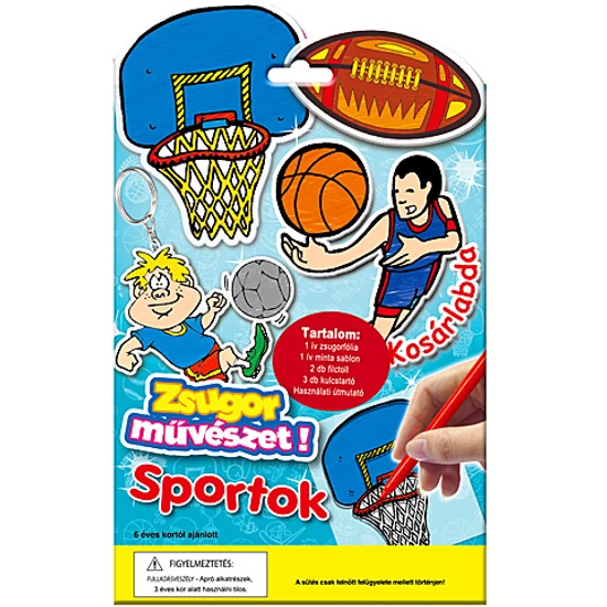 Kép a(z) Zsugor művészet - kulcstartó készítő szett - sportok termékhez Kép a(z) Zsugor művészet - kulcstartó készítő szett - sportok termékhez