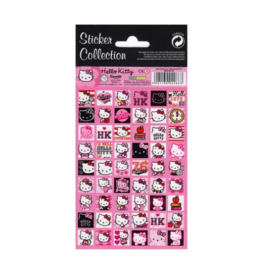 Kép a(z) Hello Kitty matrica szett - 54 db termékhez