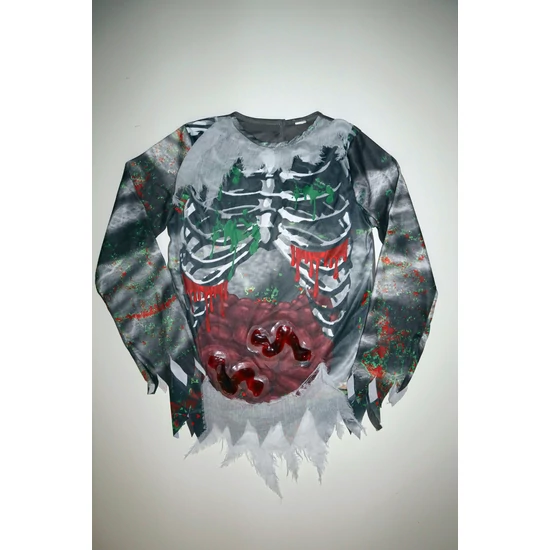 Kép a(z) 146/152-es különleges Zombi / Csontváz pókhálós jelmez felső ELKELT termékhez Kép a(z) 146/152-es különleges Zombi / Csontváz pókhálós jelmez felső ELKELT termékhez