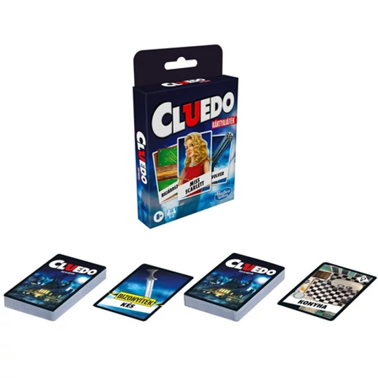 Kép a(z) Hasbro Cluedo - detektív kártyajáték termékhez