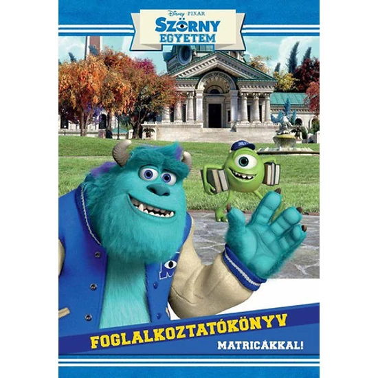 Szörnyegyetem matricás foglalkoztató könyv