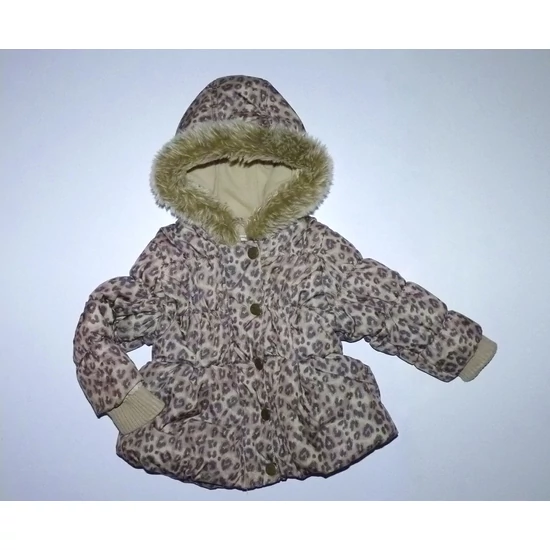 Kép a(z) 86-os Next párduc-leopárd mintás bélelt kislány kabát termékhez