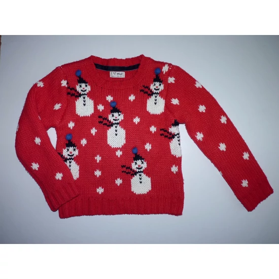 Kép a(z) 116-os Next hóember mintás kötött pulóver termékhez