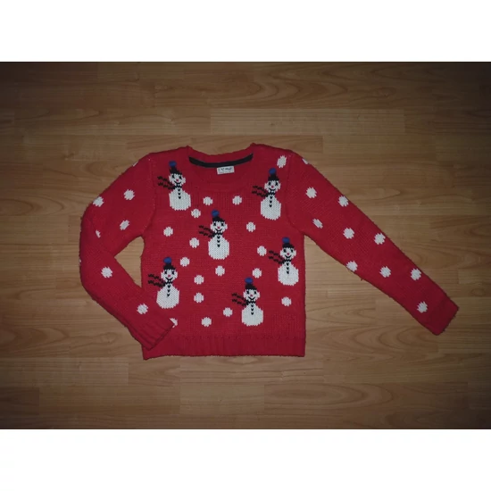 Kép a(z) 140-es Next hóember mintás vastag kötött pulóver termékhez