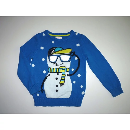 Kép a(z) 122-es napszemüveges hóember mintás kötött pulóver termékhez