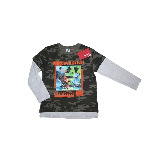 Kép a(z) 116-os terepmintás, hologramos dínós felső - új termékhez