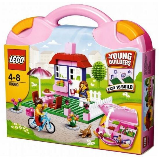Lego Juniors 10660 - Ház játékbőrönd 4-8 év - NINCS KÉSZLETEN
