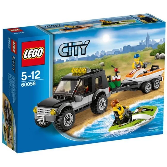 Kép a(z) LEGO City 60058 - Vontató autó és jet ski termékhez