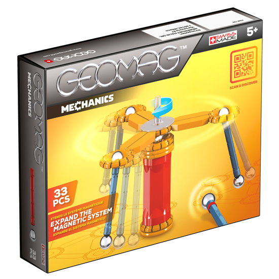 Geomag Mechanics Mágneses építőjáték, 33 db