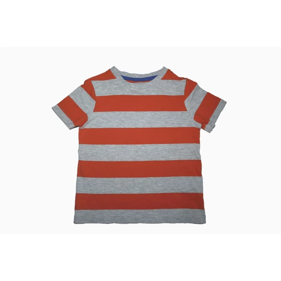 Kép a(z) 80/86-os TU szürke-narancs csíkos póló termékhez