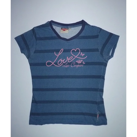 Kép a(z) 146/152-es Lee Cooper kék pillangós póló termékhez