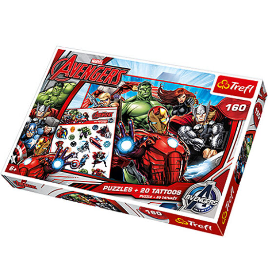 Avengers 160 db-os kirakó ajándék tetkókkal
