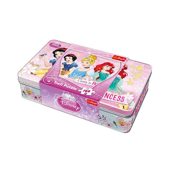 Disney Hercegnők - fémdobozos kirakó