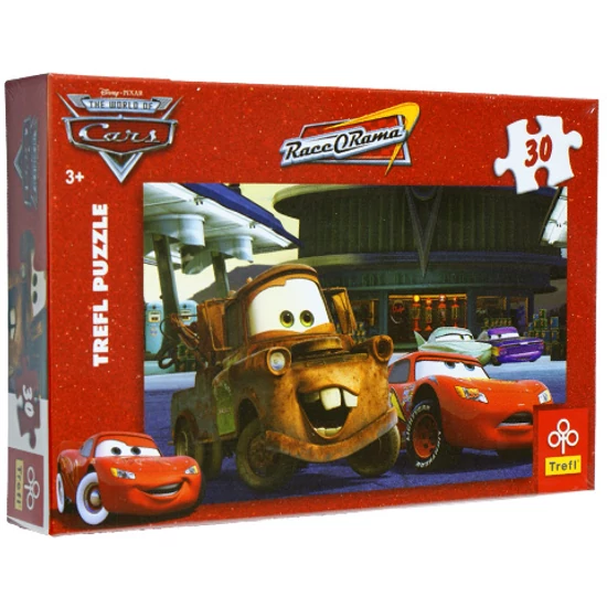 Kép a(z) Cars, Verdák - 30 db-os puzzle termékhez
