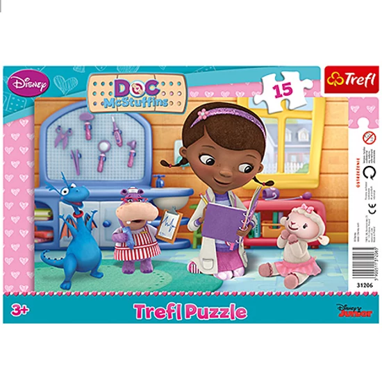 Kép a(z) Dr. Plüssi - 15 db-os kirakó, puzzle termékhez