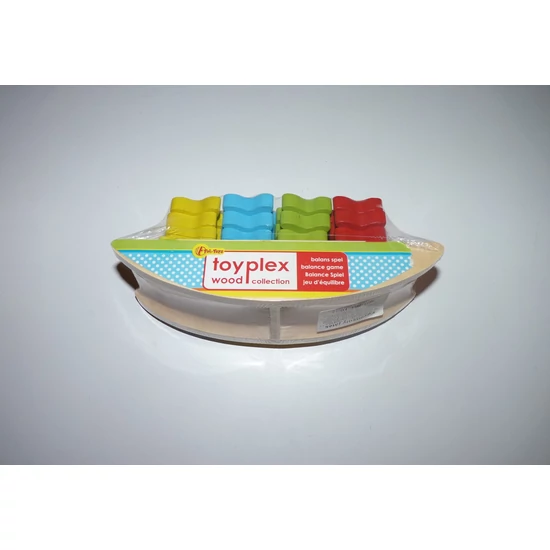 Kép a(z) Fa, elefántos egyensúlyozó játék termékhez