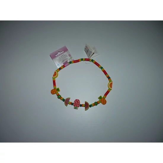 Kép a(z) Színes, gyümölcsös fa nyaklánc termékhez