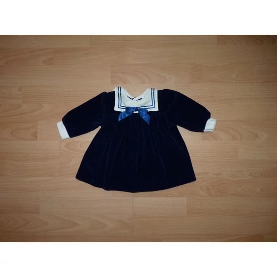 Kép a(z) 74-es sötétkék matrózos plüss alkalmi ruha termékhez