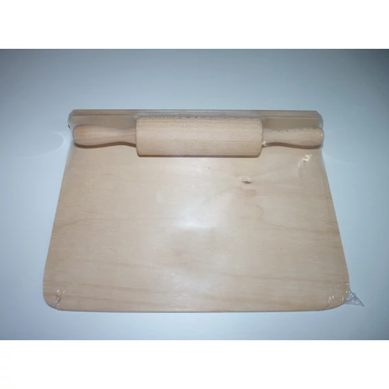 Kép a(z) Nyújtófa sodrófával - kreatív fa játék gyúródeszka termékhez