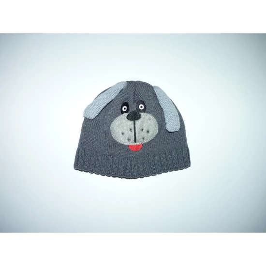 Kép a(z) M&Co kutyás, szürke kötött sapka 6-12 hó termékhez