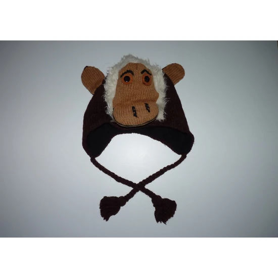 Kép a(z) Polár bélelt majmocskás füles sapka ~3-5 év termékhez