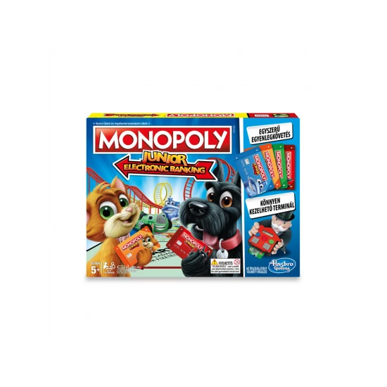 Kép a(z) Hasbro Monopoly Junior Electronic Banking termékhez