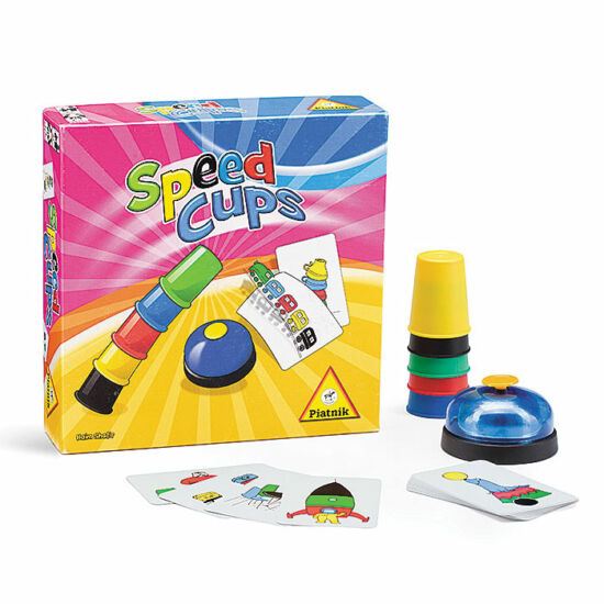 Piatnik Speed Cups - Gyors poharak társasjáték 5 éves kortól - Fejleszt és szórakoztat