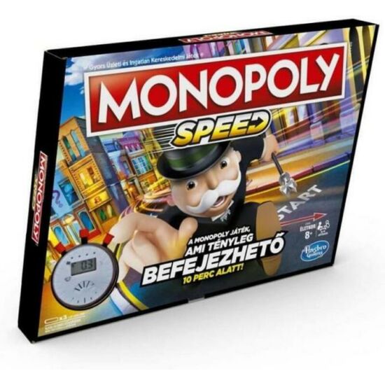 Hasbro Monopoly Speed családi társasjáték