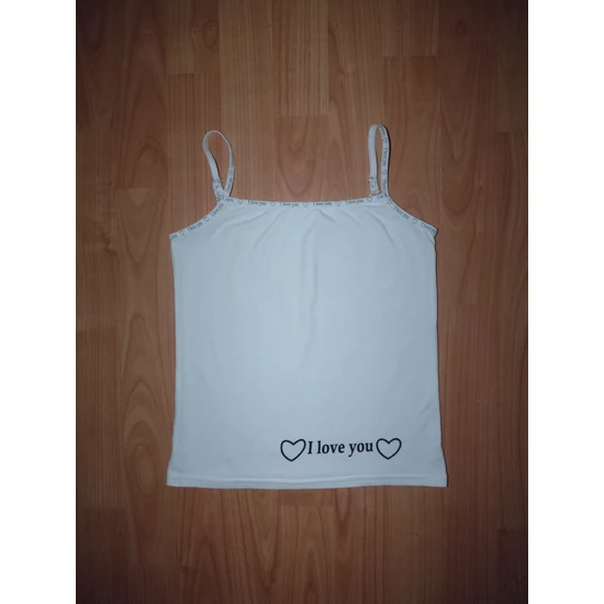 Kép a(z) ~134/140-es I Love You pántos top termékhez