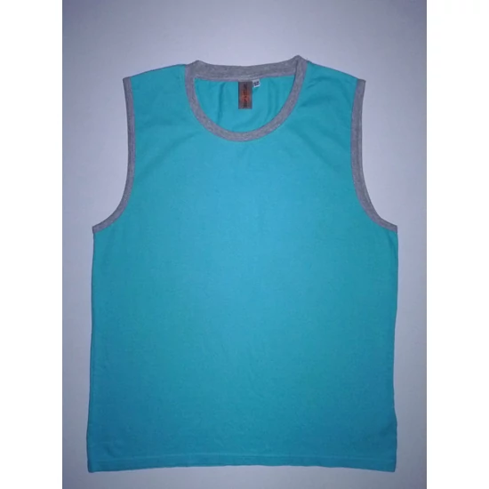 Kép a(z) 158/164-es türkizkék ujjatlan pamut felső termékhez Kép a(z) 158/164-es türkizkék ujjatlan pamut felső termékhez